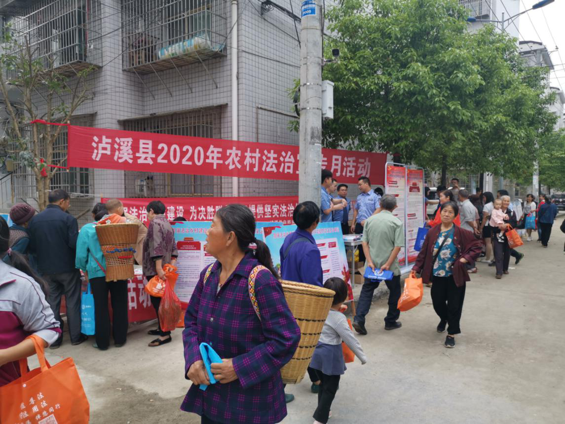 泸溪县洗溪镇联合县直部门开展农村法治宣传教育月集中宣传活动