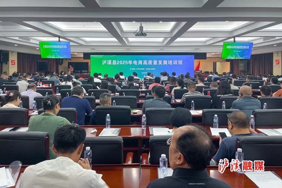 泸溪县开展电商高质量发展培训班